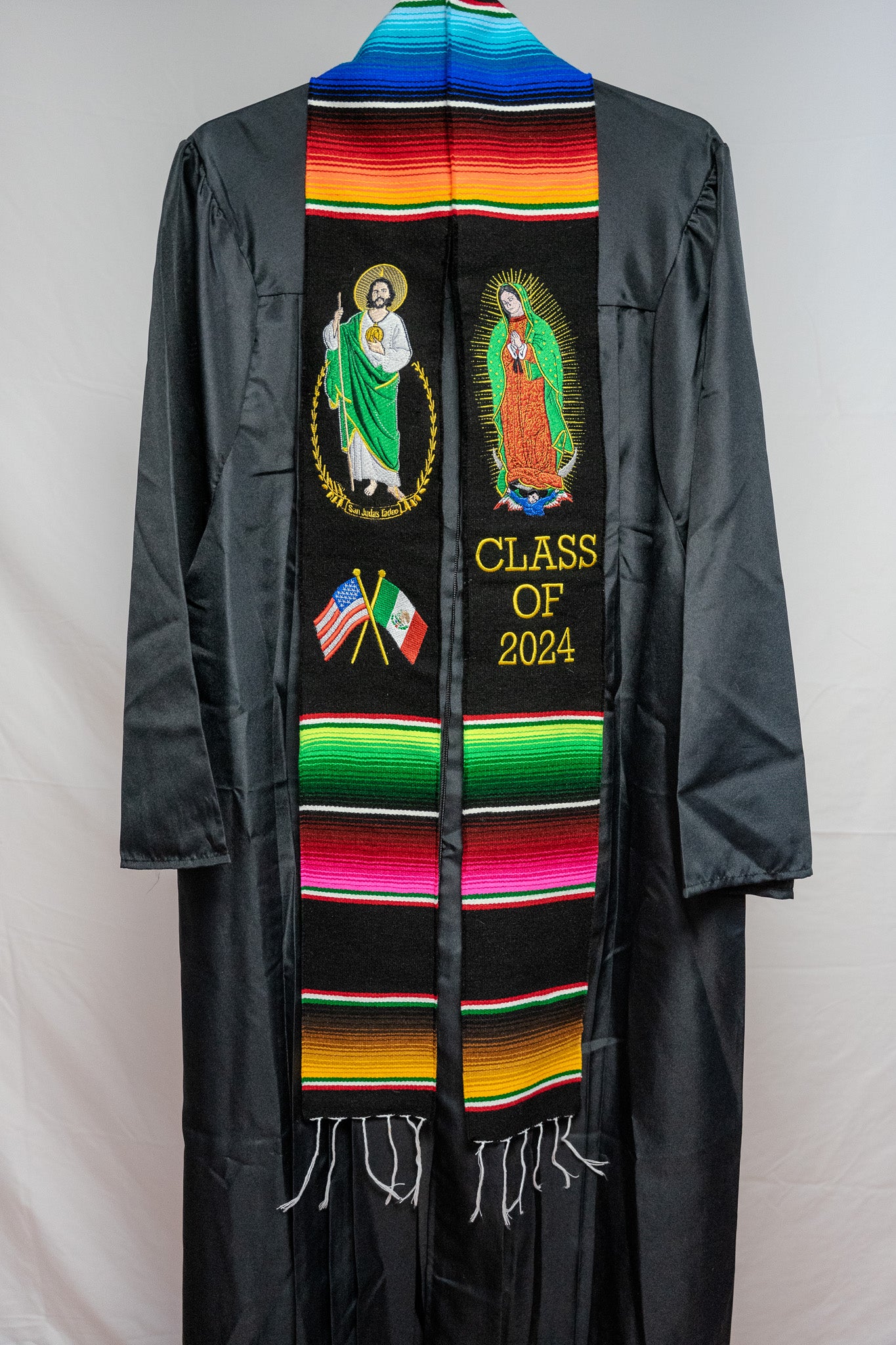 Mexican Graduation Stole, Serape graduation stole sash, Class of 2024